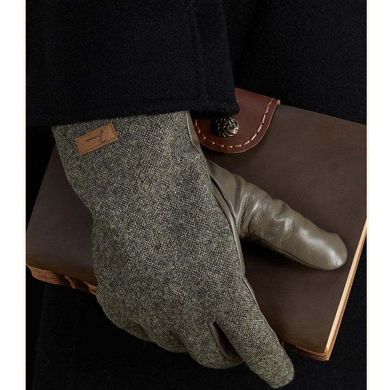 남성용 터치스크린 겨울 장갑 러시아용 방풍 보온 양가죽 - Wool Glove Lined 리뷰 및 가격