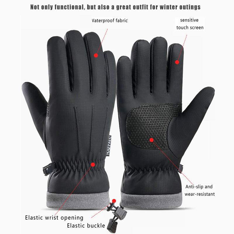 남성용 방수 겨울 장갑, 미끄럼 방지 기능, 플리스 안 - Ski Glove Waterproof 리뷰 및 가격