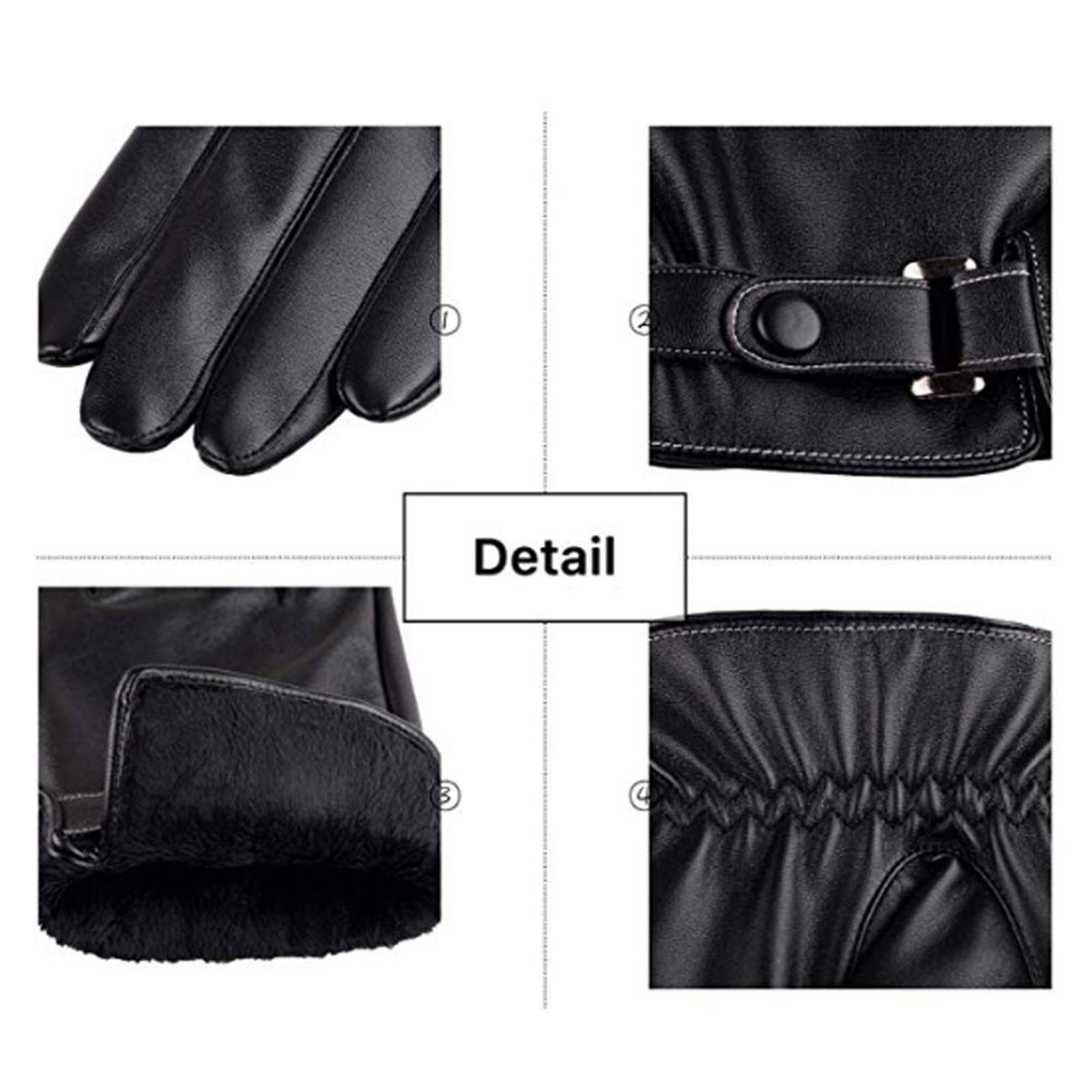 남성용 겨울 장갑 운전용 러닝용 오토바이용 터치스크린  - Leather Driving Glove 리뷰 및 가격