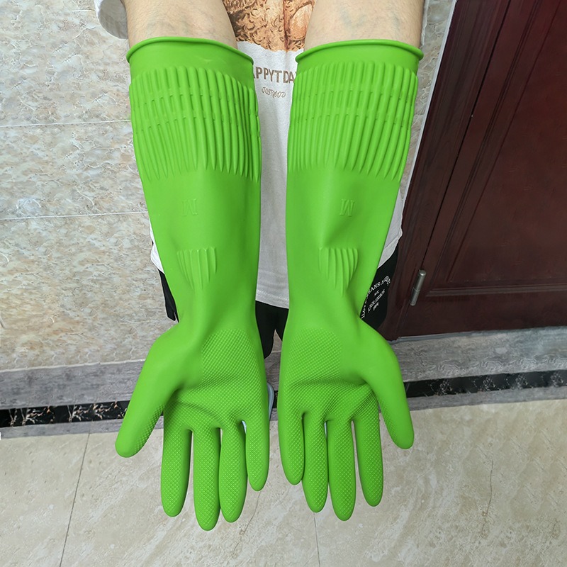1켤레, 긴 길이의 실리콘 주방용 장갑, 고무 주방용  - Dish Glove Rubber 리뷰 및 가격