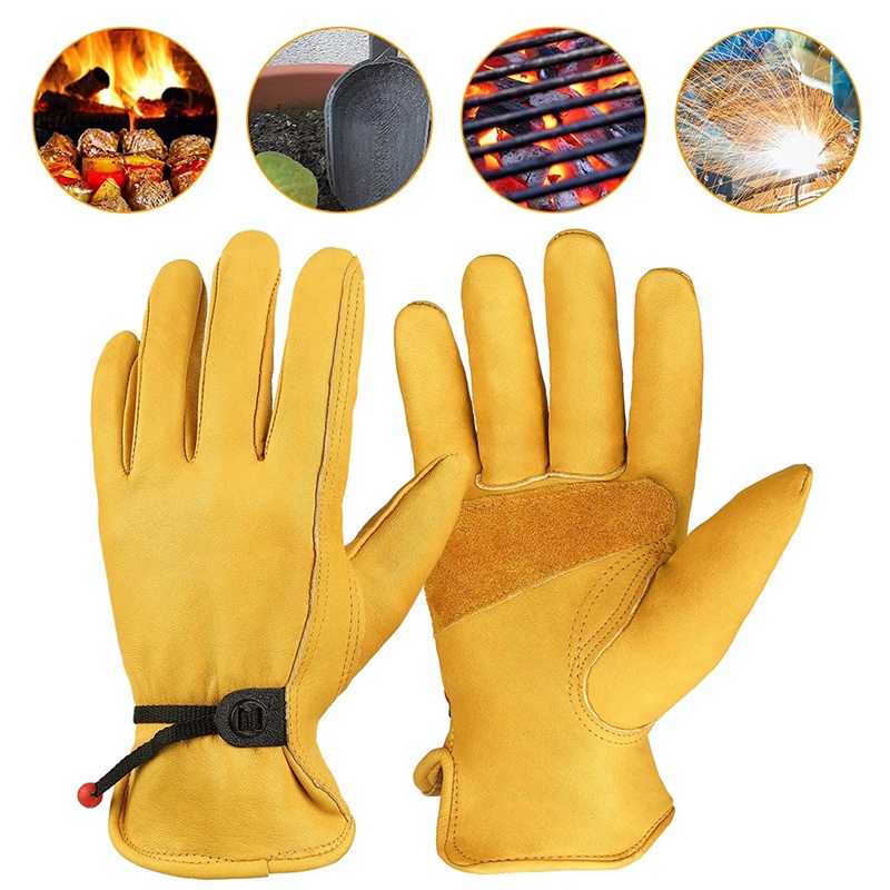 1켤레, 가죽 작업용 장갑, 소가죽, 용접용, 안전 보 - Leather Driving Glove 리뷰 및 가격